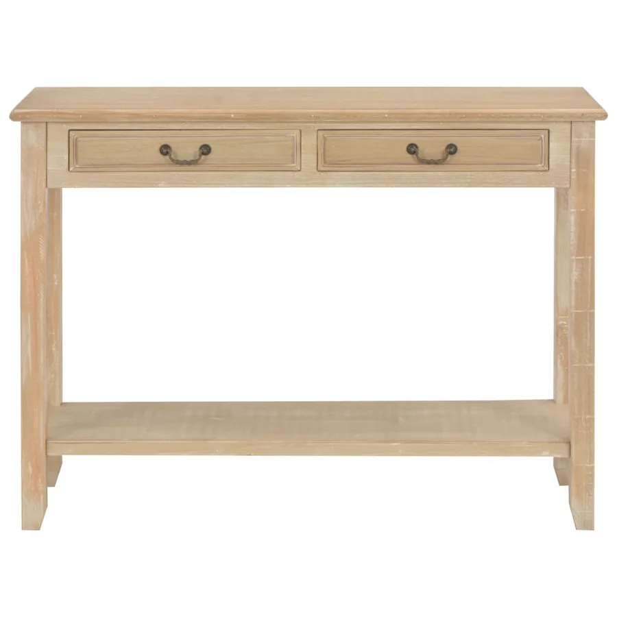 Table console 110x35x80 cm Bois - 3