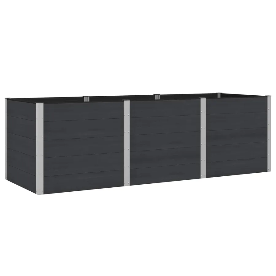 Jardinière surélevée Noir 300 x 100 x 91 cm - 2