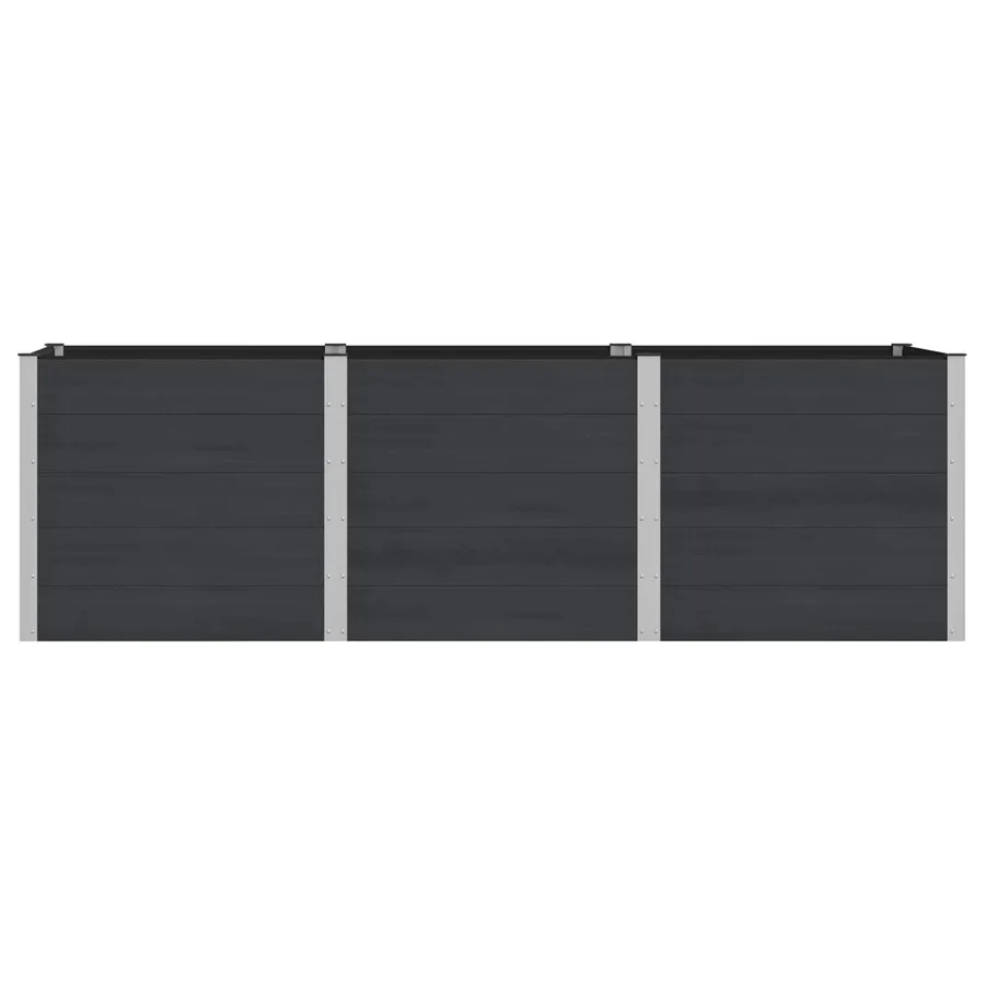Jardinière surélevée Noir 300 x 100 x 91 cm - 3