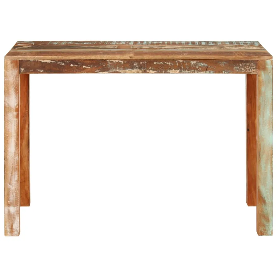Table de salle à manger 110x55x76cm Bois massif de récupération - 2