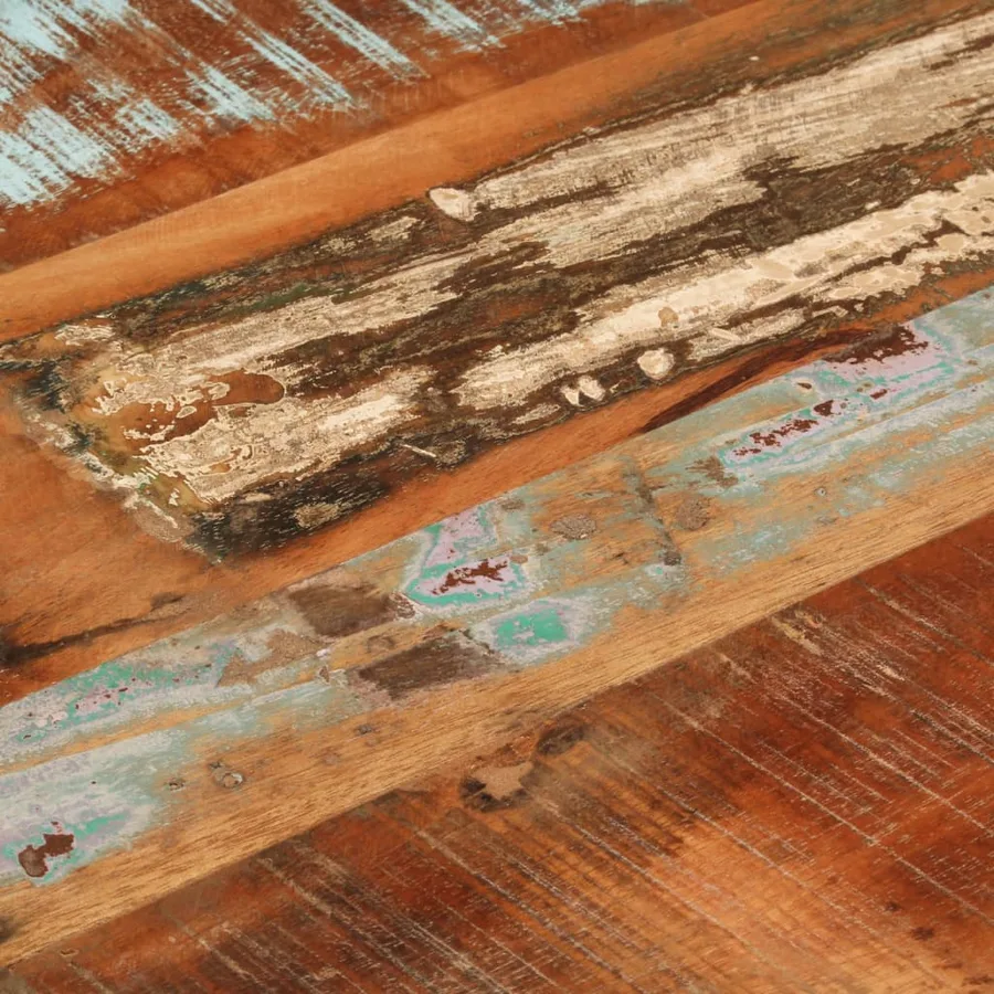 Table de salle à manger 110x55x76cm Bois massif de récupération - 7