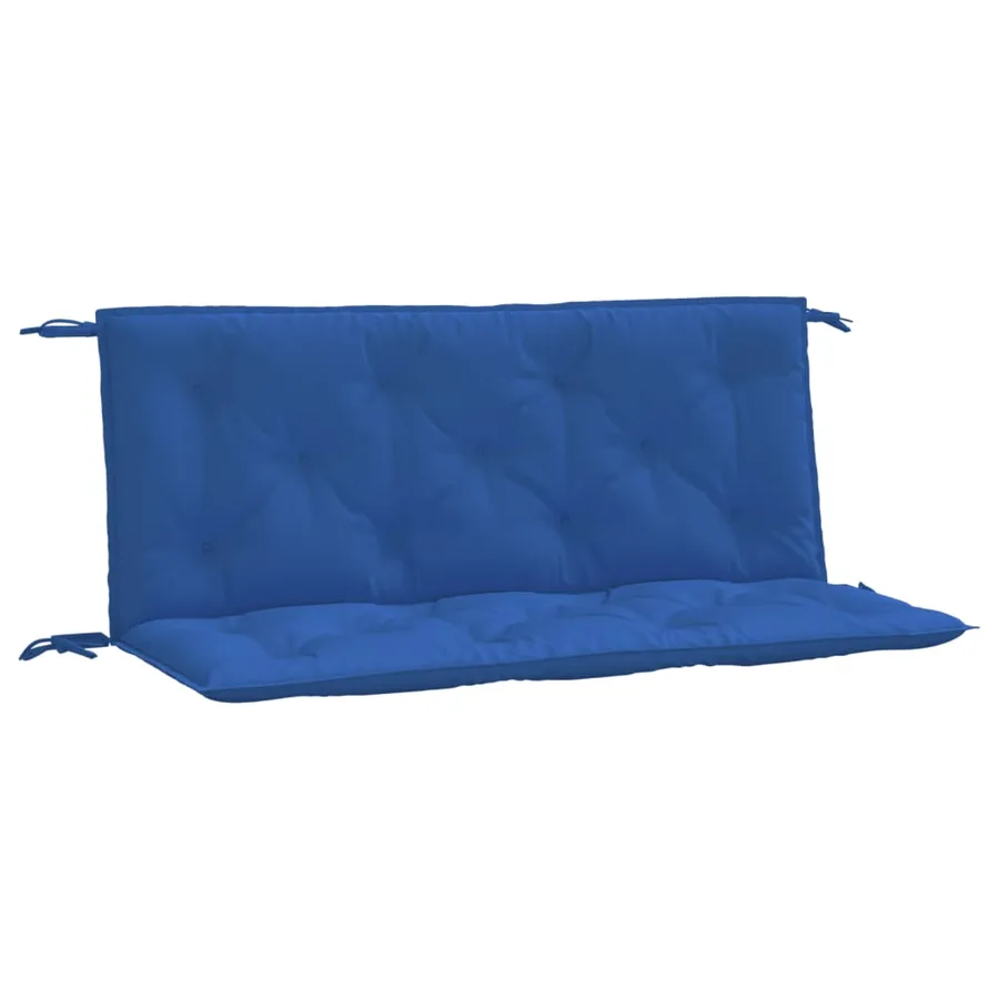 Coussins de banc jardin lot de 2 bleu 120x50x7 cm tissu Oxford - 2