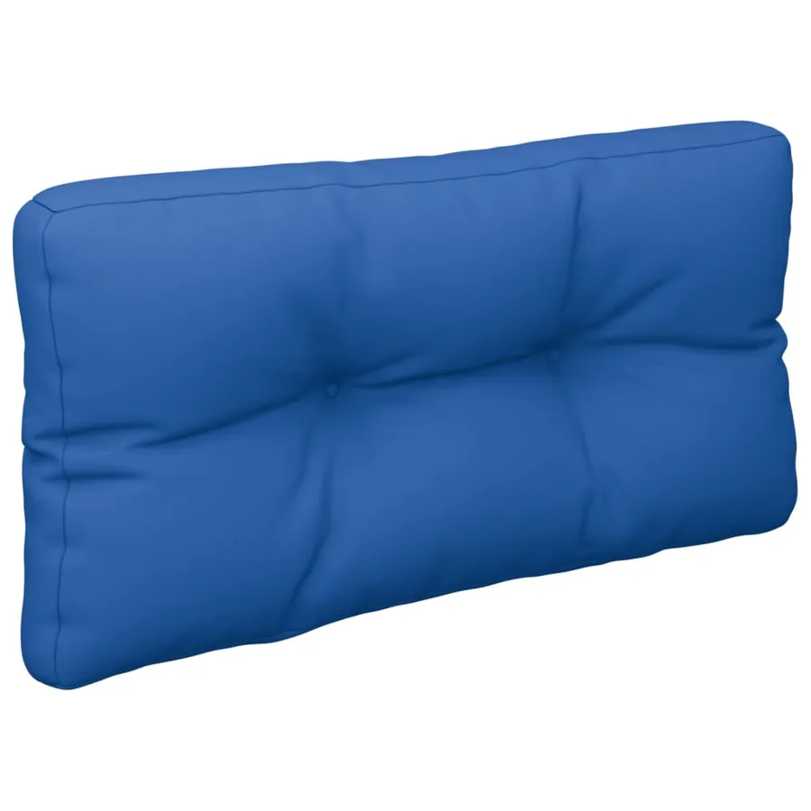 Coussins de palette lot de 2 bleu royal tissu - 4