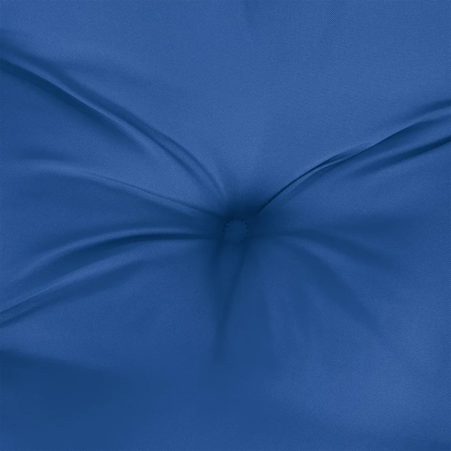 Coussins de palette lot de 2 bleu royal tissu - 6
