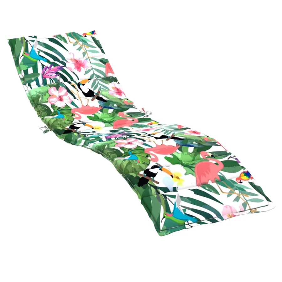 Coussin de chaise longue multicolore tissu oxford - 2