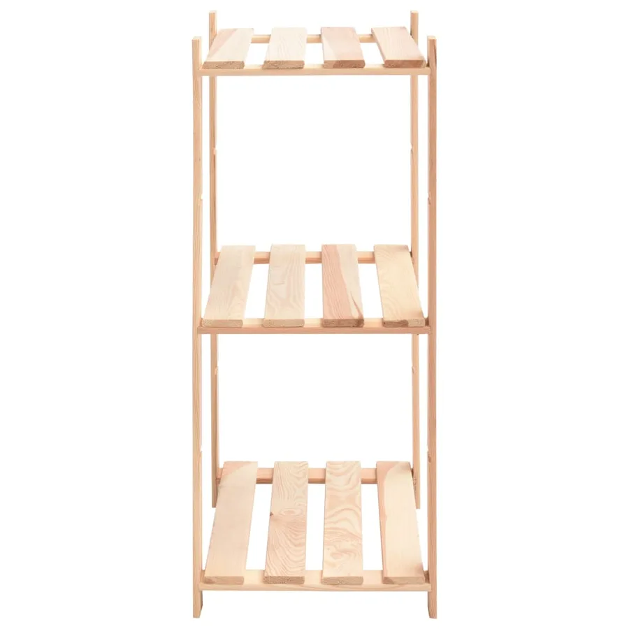 Étagères de rangement à 3 niveaux 10 pcs 60x38x90 cm Pin 150 kg - 5