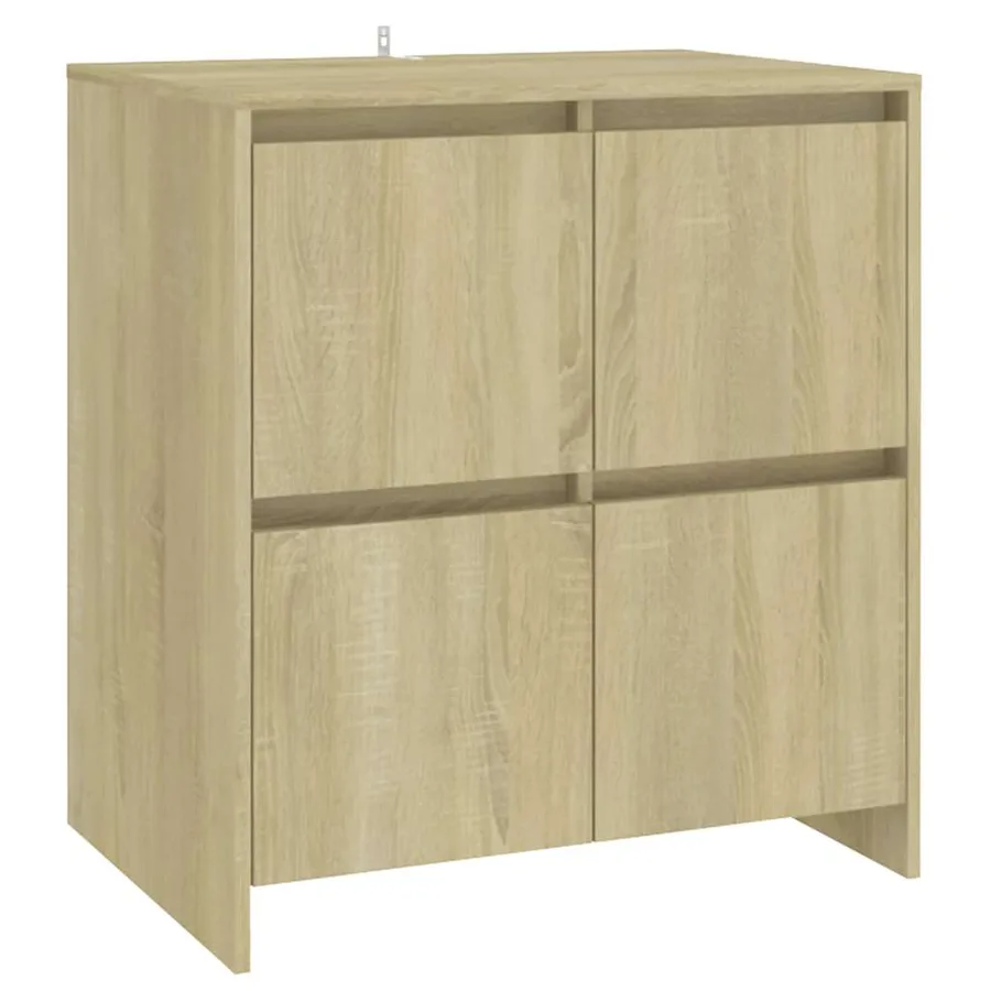 Buffets 2 pcs Chêne Sonoma 70x41x75 cm Bois d'ingénierie - 4