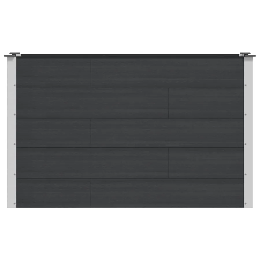 Jardinière surélevée Noir 150 x 50 x 91 cm - 3
