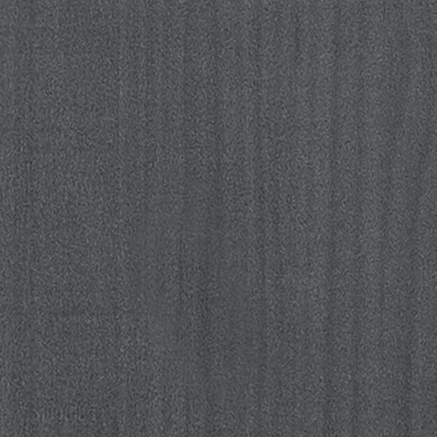 Bibliothèque à 5 niveaux Gris 80x30x175 cm Bois de pin - 4