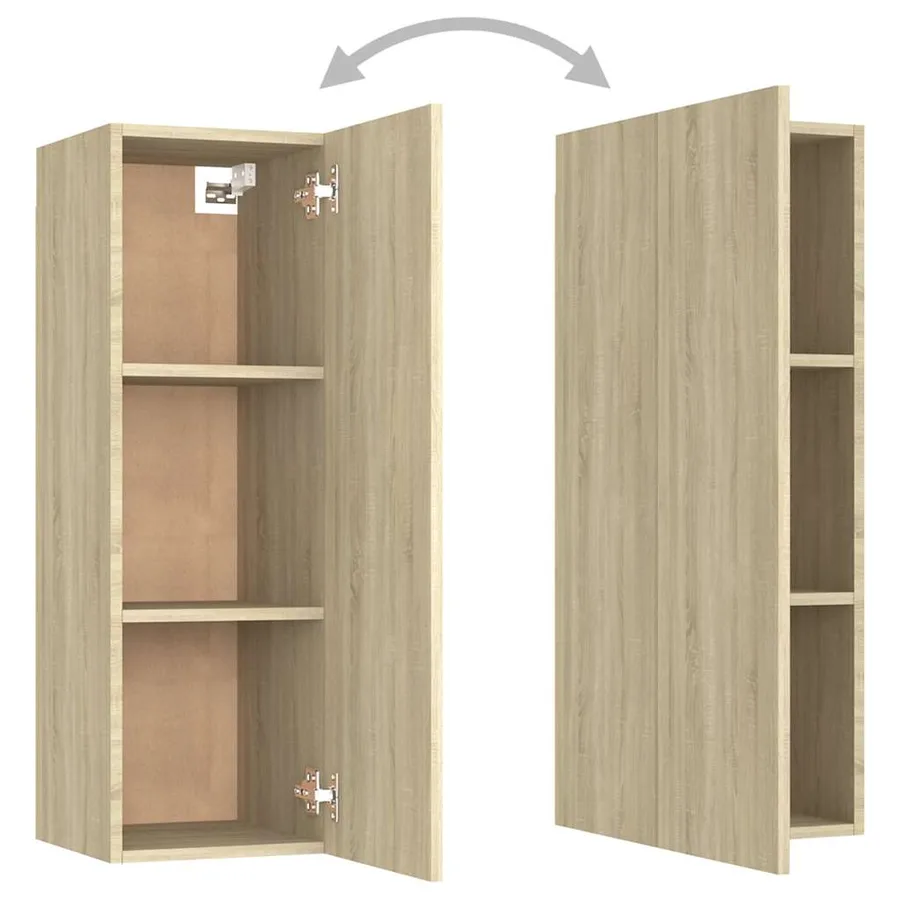 Ensemble de meubles TV 10 pcs Chêne sonoma Bois d'ingénierie - 11