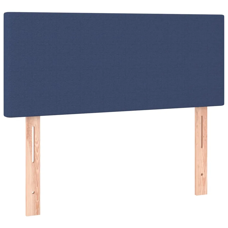 Tête de lit à LED Bleu 100x5x78/88 cm Tissu - 4