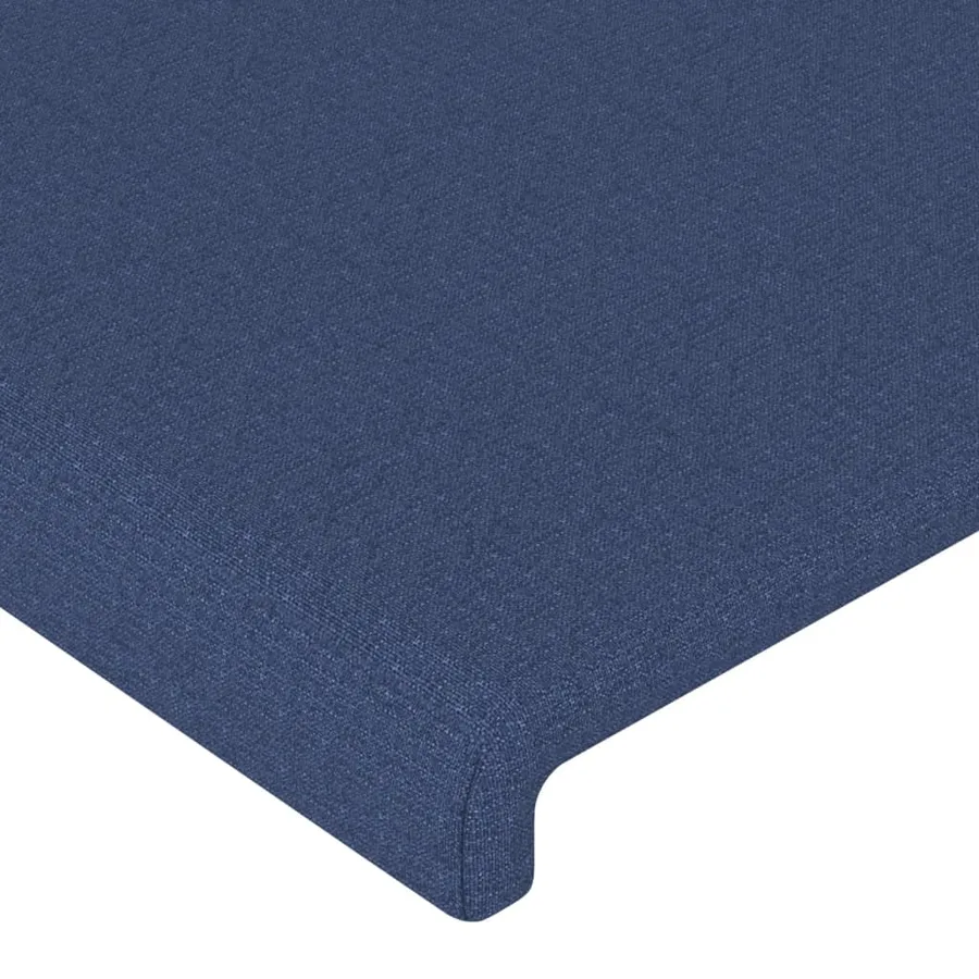 Tête de lit à LED Bleu 100x5x78/88 cm Tissu - 5