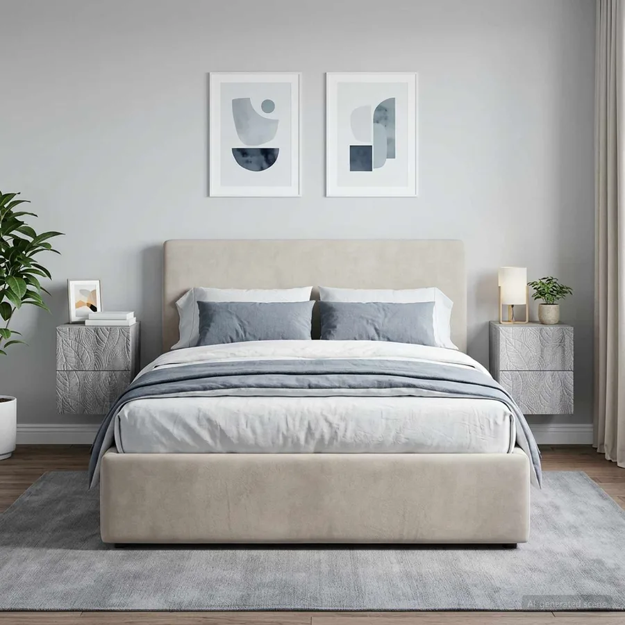 Cabinet de chevet mural 2 pcs Sonoma gris 34,5 x 33 x 40 cm - 3