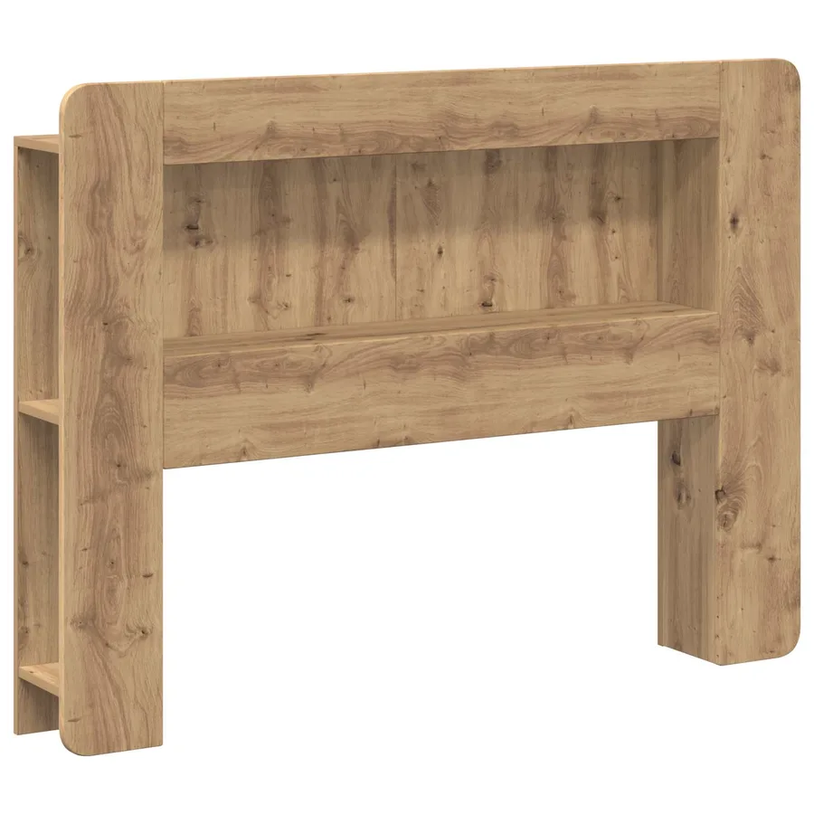Cabinet de Tête de Lit Chêne artisanal 120 cm Bois d’ingénierie - 2