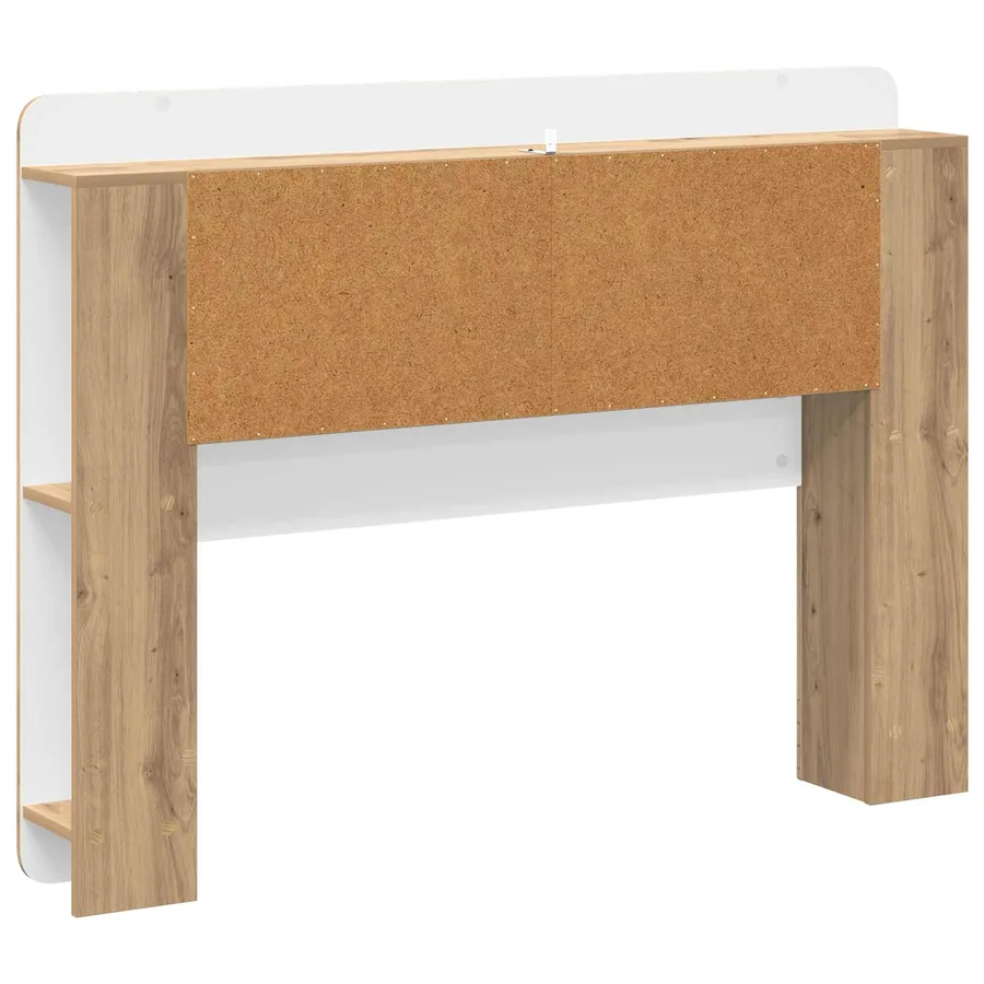 Cabinet de Tête de Lit Chêne artisanal 120 cm Bois d’ingénierie - 7