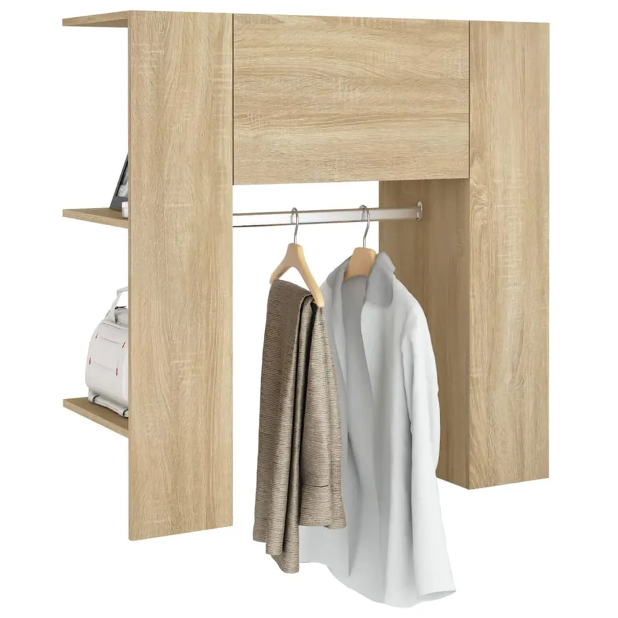 Armoire de couloir Chêne sonoma 97,5x37x99 cm Bois d'ingénierie - 5