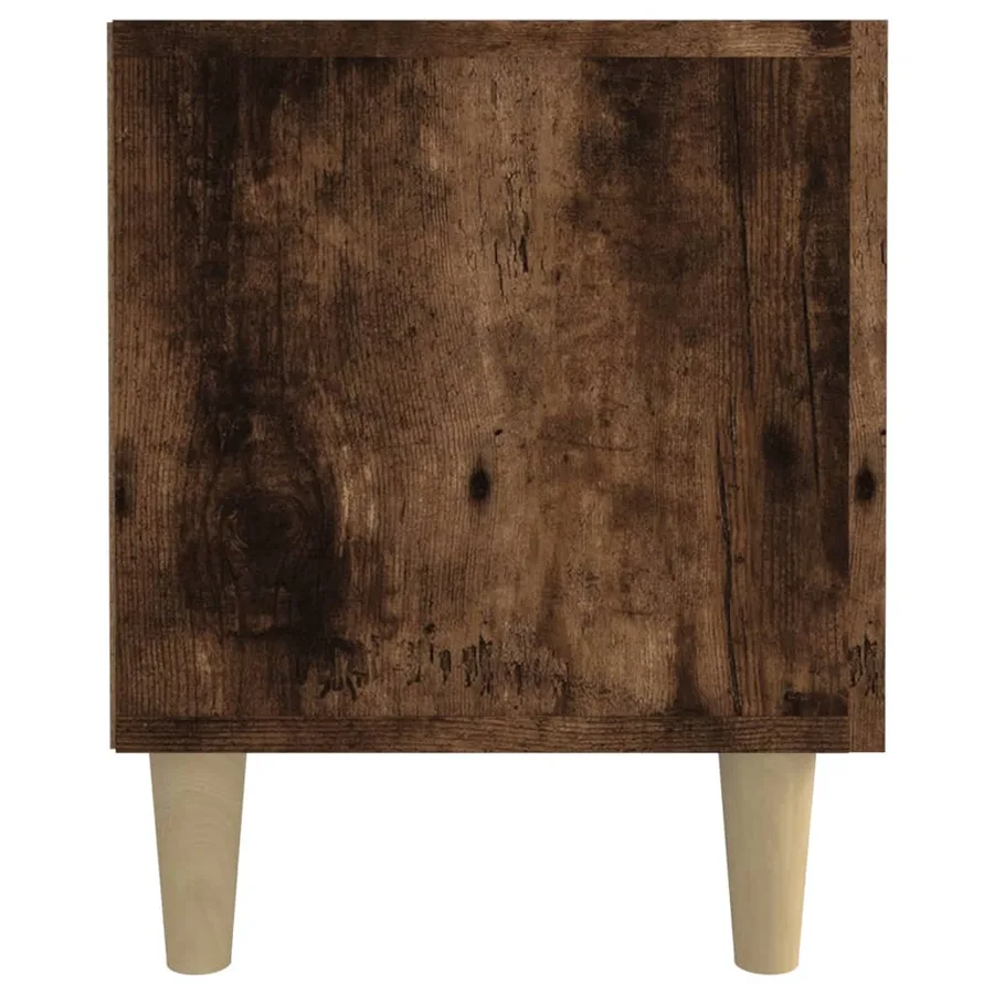 Meuble TV chêne fumé 180x31,5x40 cm bois d'ingénierie - 8