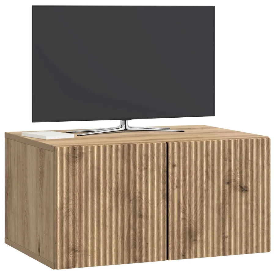 Meuble TV mural 59,5 x 41 x 30 cm Chêne artisanal - 3