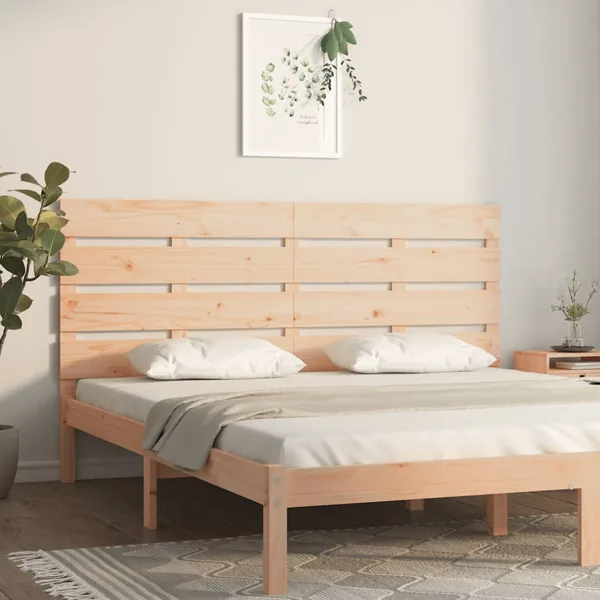Tête de lit 200x3x80 cm Bois massif de pin