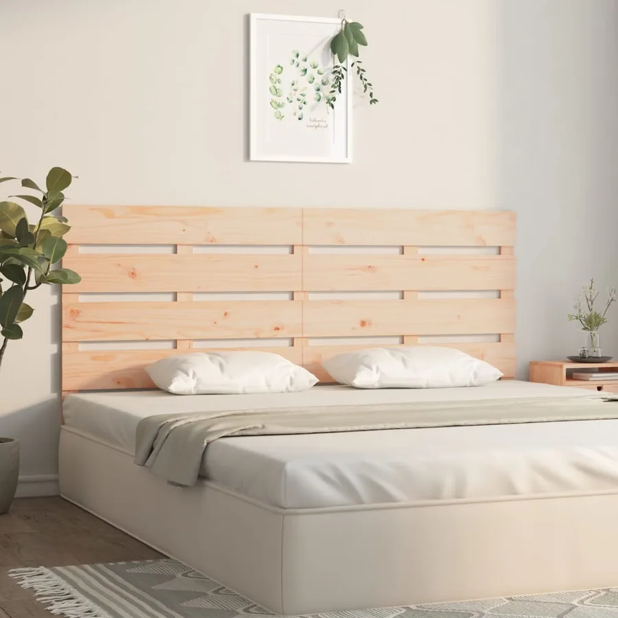 Tête de lit 200x3x80 cm Bois massif de pin - 3