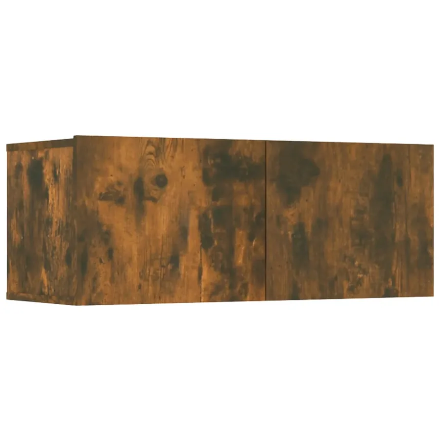 Ensemble de meubles TV 6 pcs Chêne fumé Bois d'ingénierie - 6