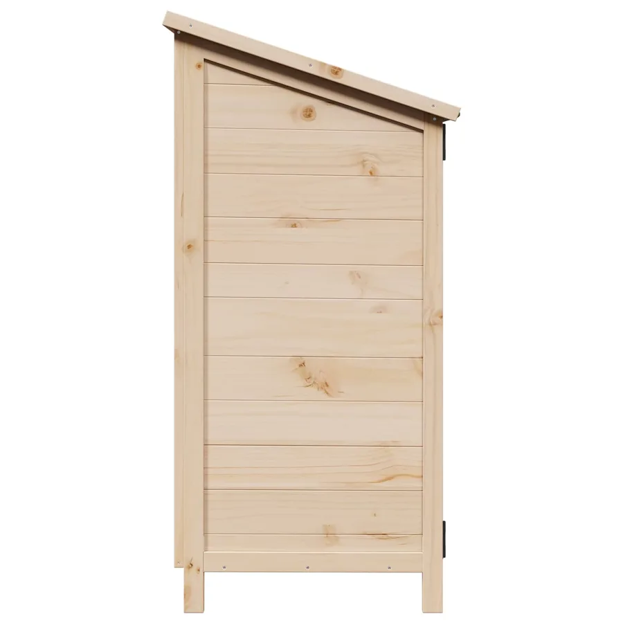 Abri de jardin avec toit Naturel 59,5 x 56 x 113,5 cm - 6