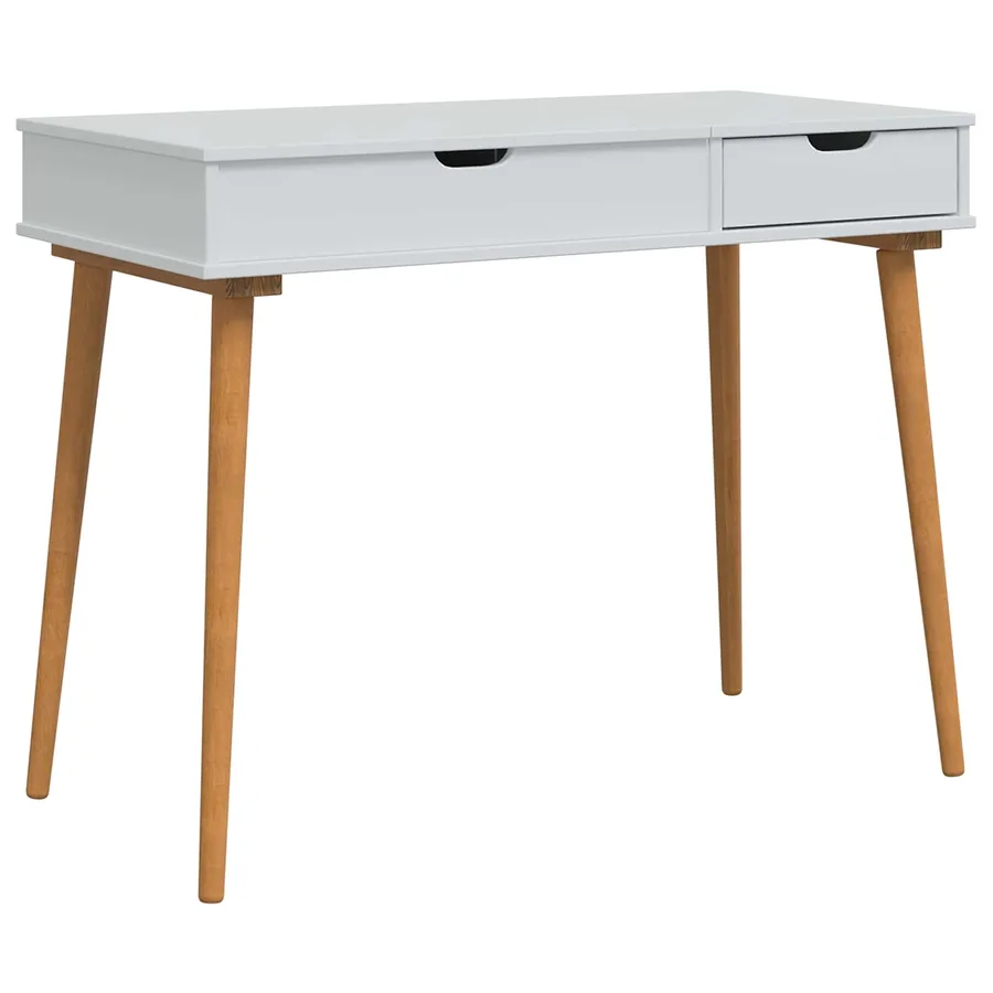 Table de Toilette FAUSKE Blanc 100 x 50 x 78 cm - 2