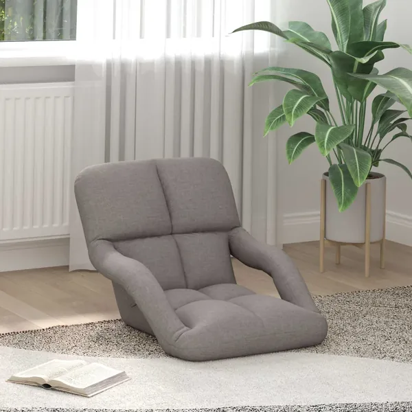 Chaise de sol réglable avec accoudoir
