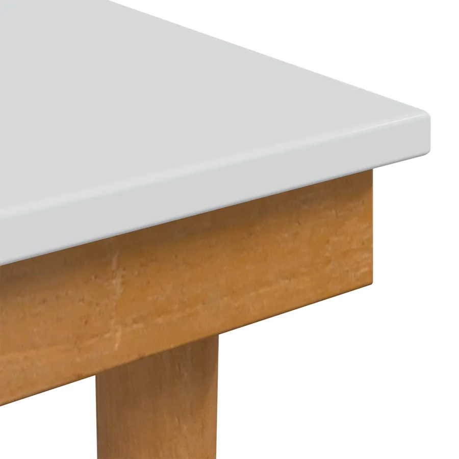 Tabouret de coiffeuse FAUSKE Blanc 40 x 33 x 45 cm - 4