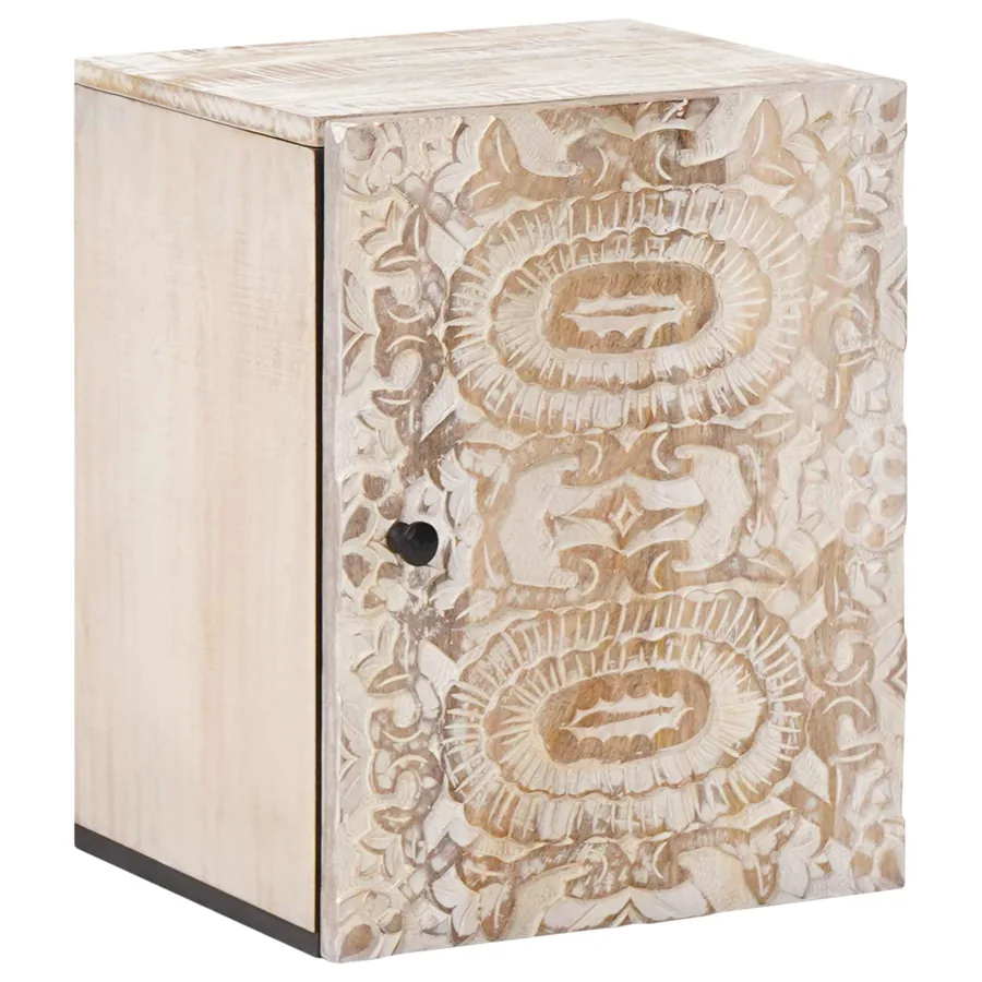 Cabinet de Salle de Bain Suspendu Blanc 38 x 33,5 x 48 cm