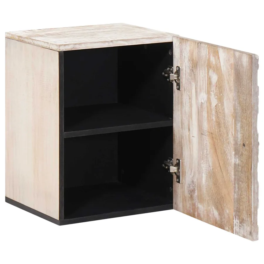 Cabinet de Salle de Bain Suspendu Blanc 38 x 33,5 x 48 cm - 2