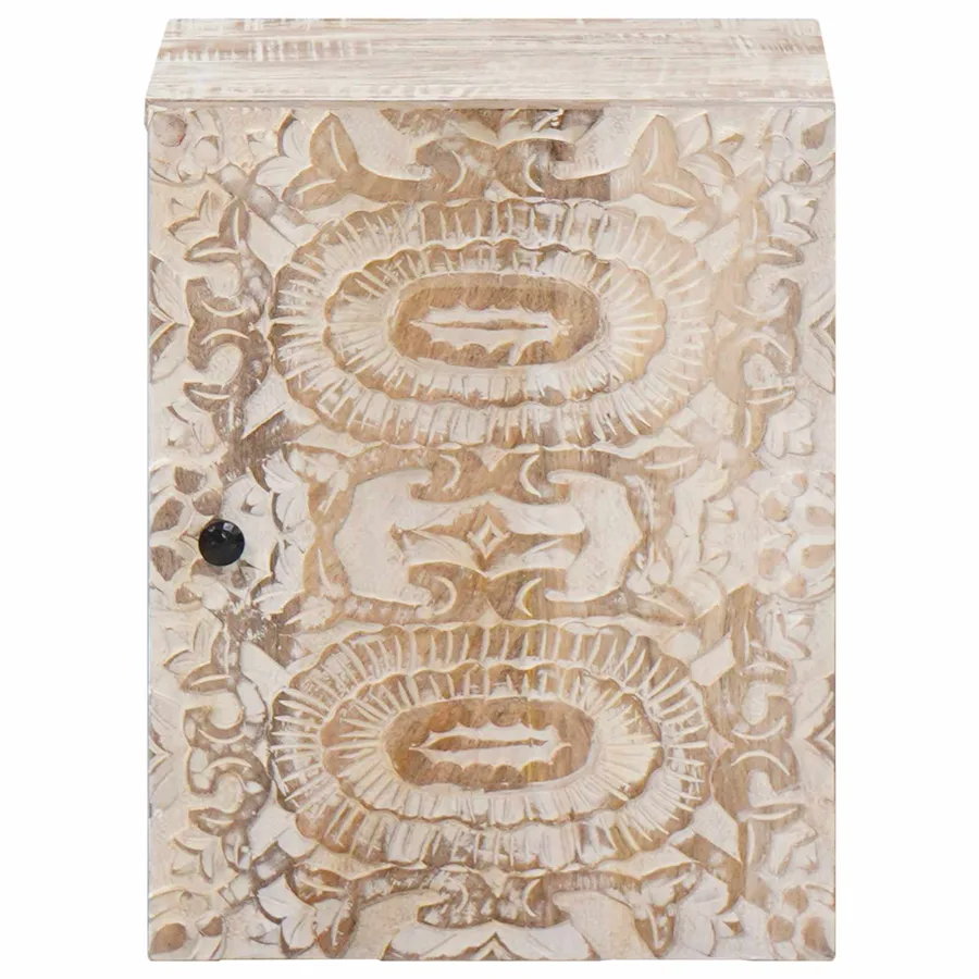 Cabinet de Salle de Bain Suspendu Blanc 38 x 33,5 x 48 cm - 3