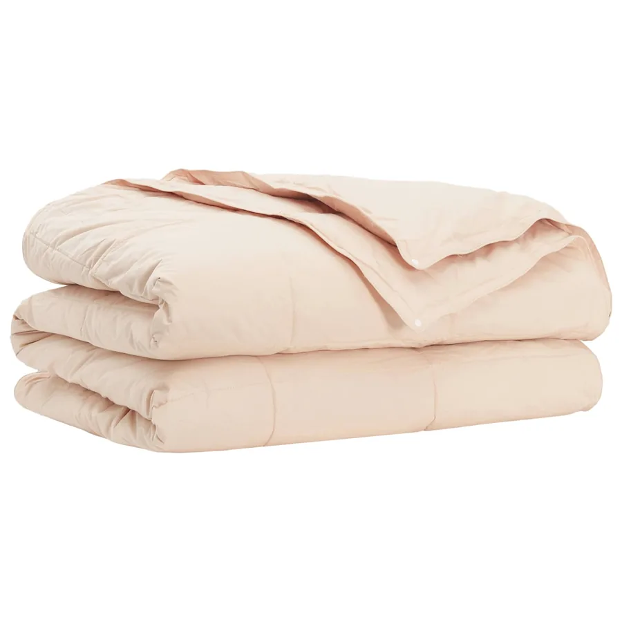Couette Beige 240 x 260 cm Fibre de kapok