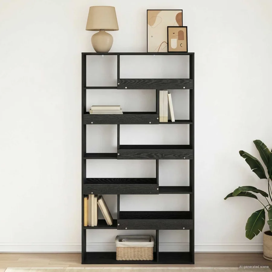 Étagère à livres Chêne noir 100 x 33 x 156,5 cm