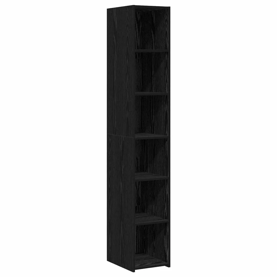 Haut Armoire Chêne noir 30 x 41 x 185 cm Bois d'ingénierie