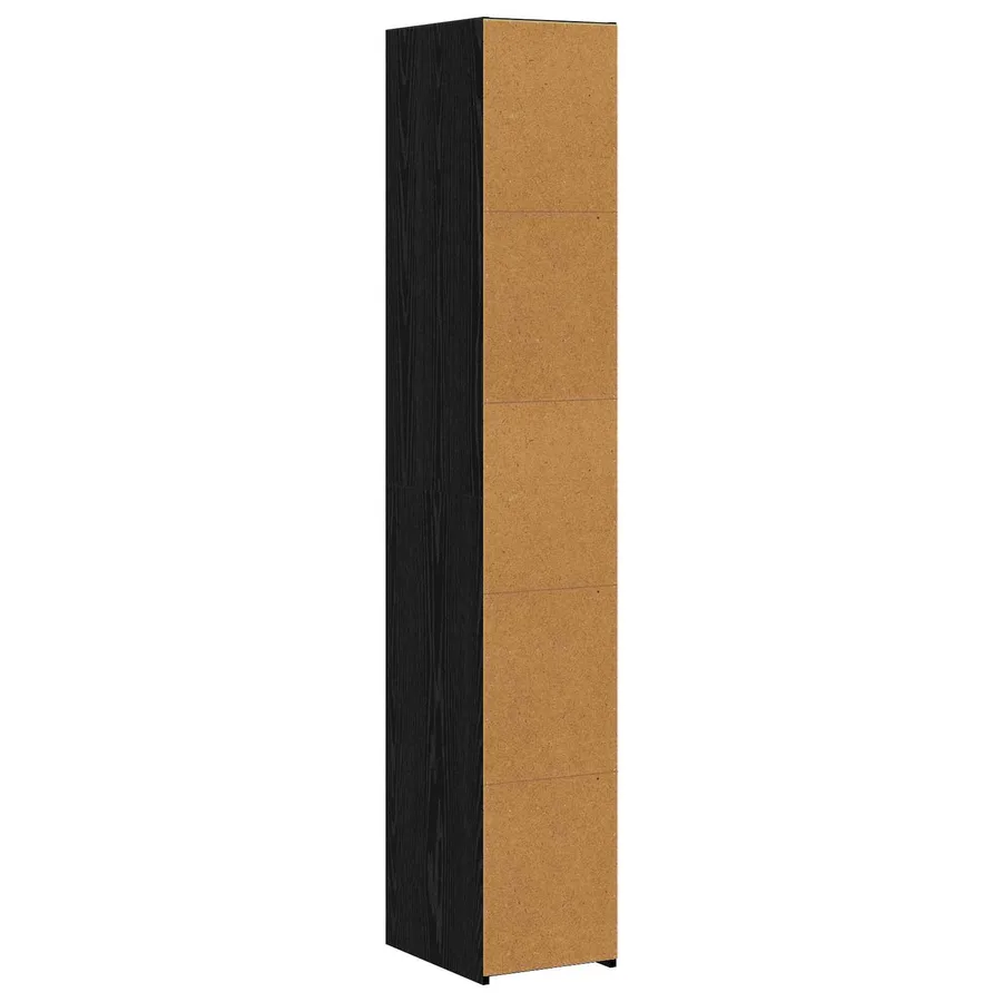 Haut Armoire Chêne noir 30 x 41 x 185 cm Bois d'ingénierie - 4
