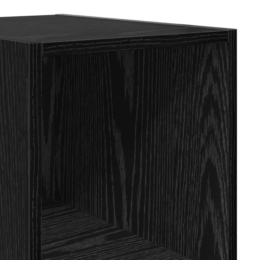 Haut Armoire Chêne noir 30 x 41 x 185 cm Bois d'ingénierie - 5