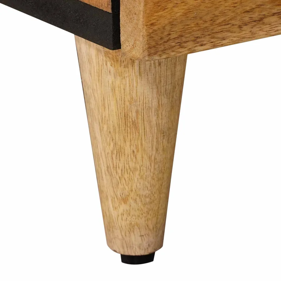 Cabinet de chevet avec tiroir 2 pcs Naturel 40 x 33 x 46 cm - 8