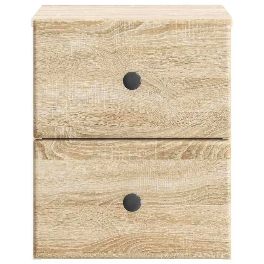 Cabinet de chevet mural 2 pcs Chêne Sonoma 34,5 x 33 x 40 cm - 7