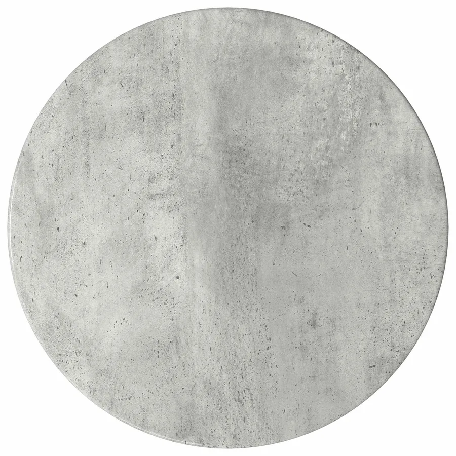 Meuble d'appoint Gris Béton Ø40 x 50 cm Bois d’ingénierie - 7
