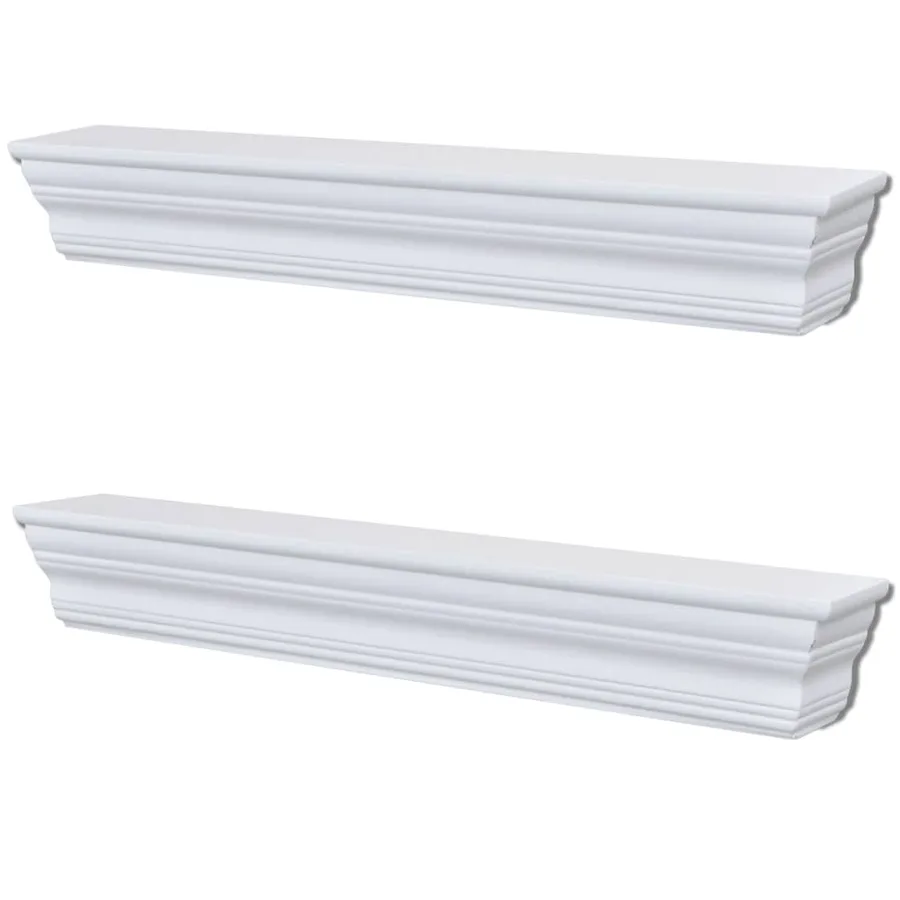 Étagères murales Aaliyah 2 pcs Blanc - 2