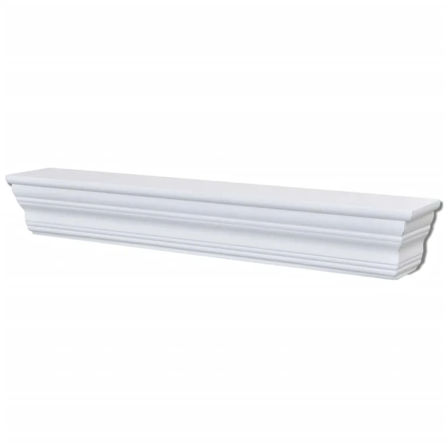 Étagères murales Aaliyah 2 pcs Blanc - 3