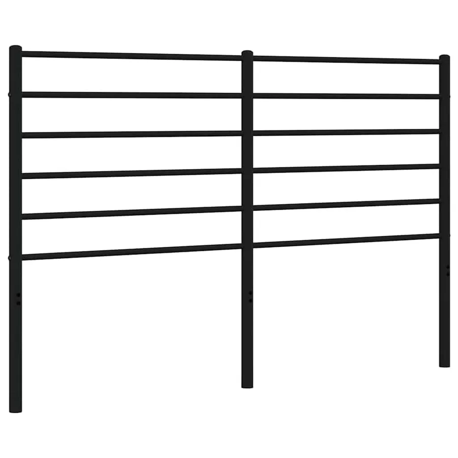 Tête de lit de remplacement métal noir 135 cm - 2