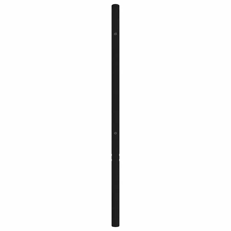 Tête de lit de remplacement métal noir 135 cm - 5