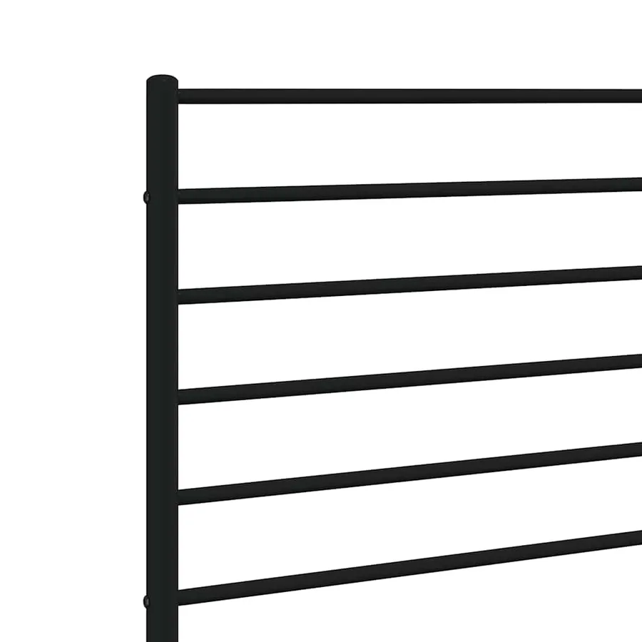 Tête de lit de remplacement métal noir 135 cm - 6