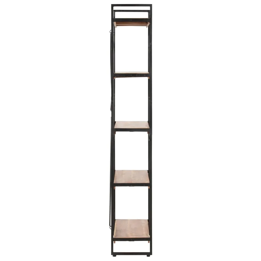 Bibliothèque à 5 niveaux 60x30x180 cm Bois d'acacia solide - 3