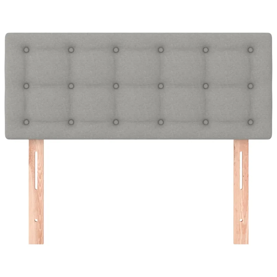 Tête de lit Gris clair 80x5x78/88 cm Tissu - 3