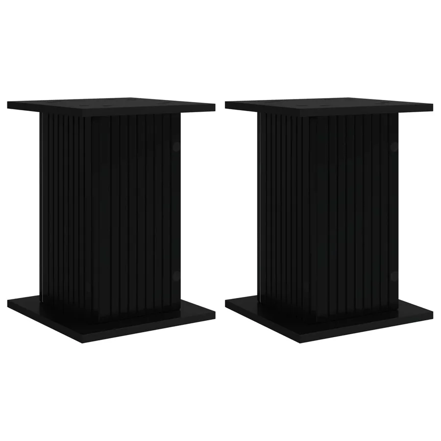 Support de Plante 2 pcs Noir 30,5 x 30 x 43 cm - 2