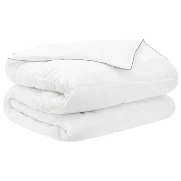 Couette d'été Blanc 200 x 220 cm Bambou
