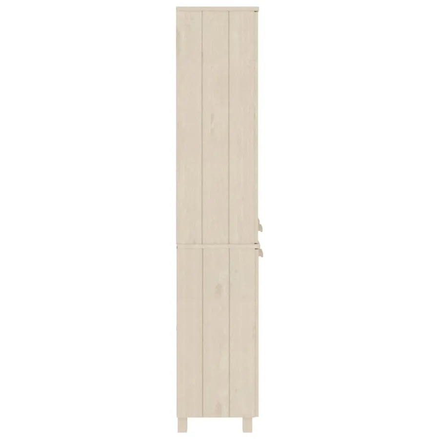 Buffet HAMAR Bois massif de pin Marron miel - 4
